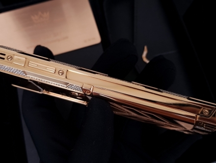 Vertu Signature S Full Gold Mix Diamond Zigzag Alternative