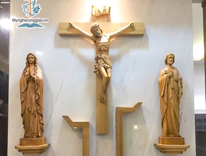 Bộ Bàn Thờ Chúa Đẹp, Bộ Bàn Thờ Công Giáo Cao Cấp