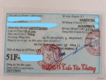 BÁN MITSUBISHI ATTRAGE MT 2016, màu trắng, giá rẻ