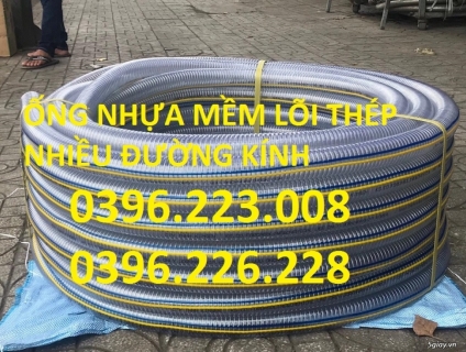 Có sẵn hàng ống nhựa mềm lõi thép hàn quốc phi 90 dày 5mm tại HN,HCM