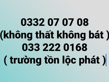 Sim Phong Thủy Rất Đẹp cho người làm ăn