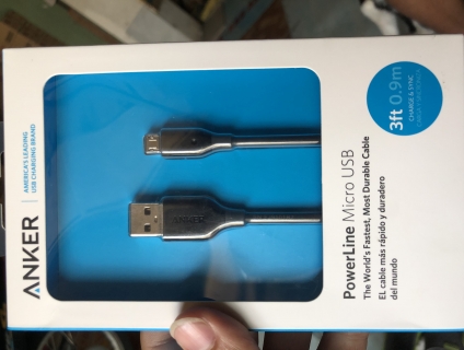 Cần bán dây sạc AnKer chính hãng cho điện thoại SamSung.