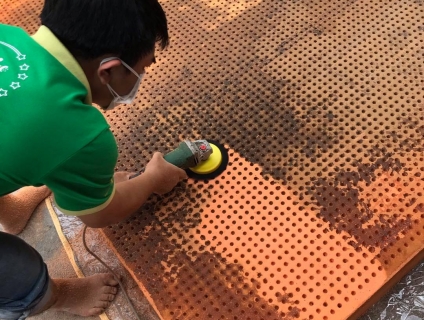 Cách xử lý nệm cao su bị chai đen bề mặt - Liên á, Vạn thành, kymdan