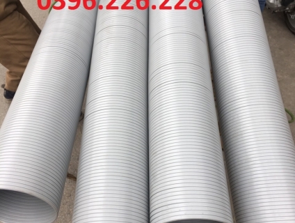 Ống khóa định hình hay còn gọi ống nhựa xếp phi 200 dùng cho máy lanh