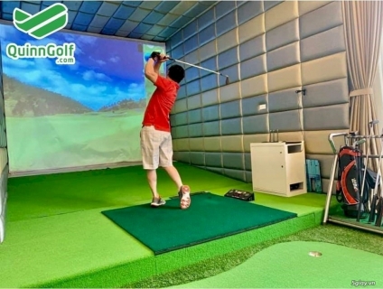 Thi công phòng tập golf 3D