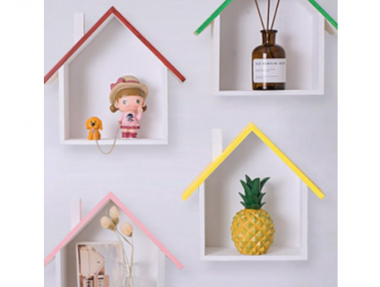 Nội thất tiện lợi với các mẫu kệ gỗ trang trí treo tường