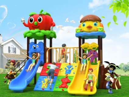 Cầu trượt nhựa nhập khẩu