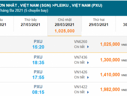 Chuyến Tân Sơn Nhất Đi Pleiku