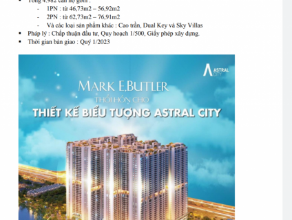 The Sky Villa - Thuận An Bình Dương - 1.9 tỉ 46 m