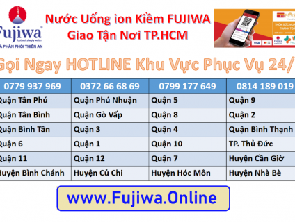 Nước ion kiềm Fujiwa mua ở đâu giá rẻ nhất | Đặt Hàng Online 0799 177