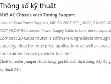 MX5 AC Chassis with Timing Support (MX5-T-AC)