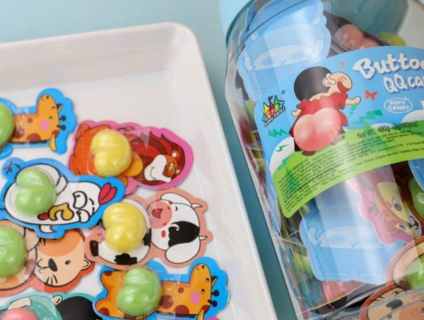 { Hot } KẸO DẺO HÌNH MÔNG QUẢ ĐÀO CÓ NHÂN HOA QUẢ SIÊU HOT TREND