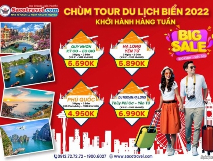 Saco travel xin gửi đến quý khách chương trình tour hấp dẫn