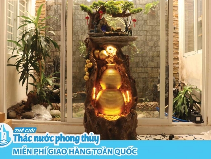 Cần bán Thác nước tiểu cảnh phong thuỷ composite