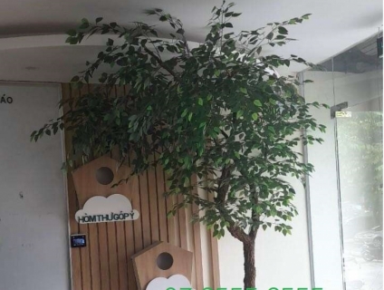 Cây Lá Xanh Giả Thi Công Tại HCM