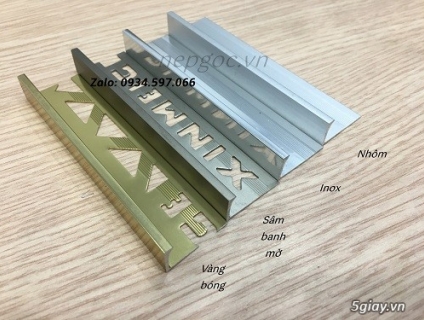 Nẹp bo góc ngoài - Nẹp góc vuông YL10,11 - Nẹp nhôm chữ L