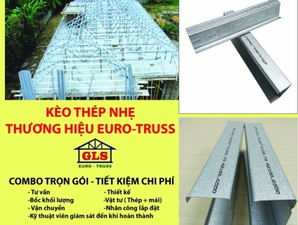 BÁO GIÁ TRỌN GÓI KÈO THÉP NHẸ LÀM MÁI