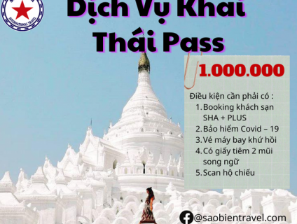 DỊCH VỤ KHAI THÁI PASS ĐI THAILAND