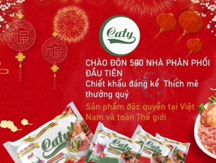 Chào đón 500 NPP - Đại lý đầu tiên đến với CATYFOOD