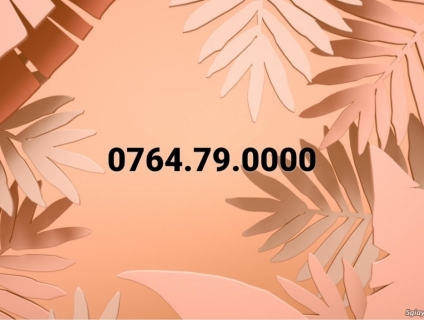 Bán sim Tứ Quý (0764.79.0000) giá tốt