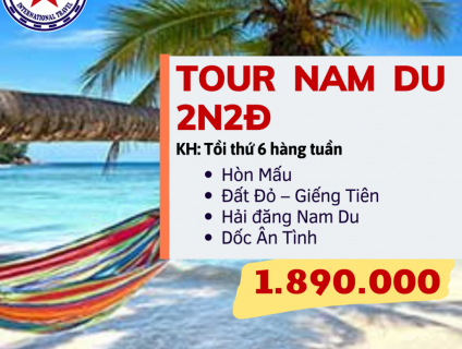 Tour du lịch đảo Nam Du