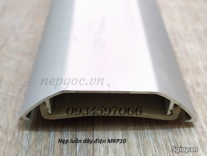 Nẹp luồn dây điện MKP10 - Nẹp nhôm đi dây điện - Nẹp sàn gỗ