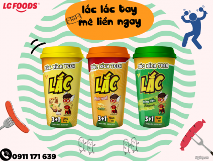 Xúc xích lắc dinh dưỡng