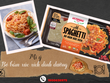 Thưởng thức hương vị mỳ Spaghetti chuẩn vị Ý ngay tại nhà