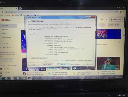 dư dùng bán lại máy dell inspiron N4030