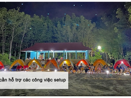 Tổ chức cắm trại dã ngoại, camping – Hậu cần vòng ngoài