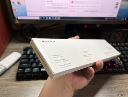 Dây milan size 40mm new seal ( dây thép trắng chính hãng Apple )