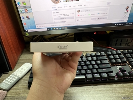 Dây milan size 40mm new seal ( dây thép trắng chính hãng Apple )