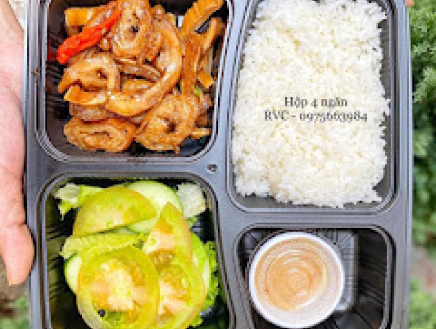 Hộp nhựa đựng cơm 4 ngăn phân phối giá sỉ tại quận 2