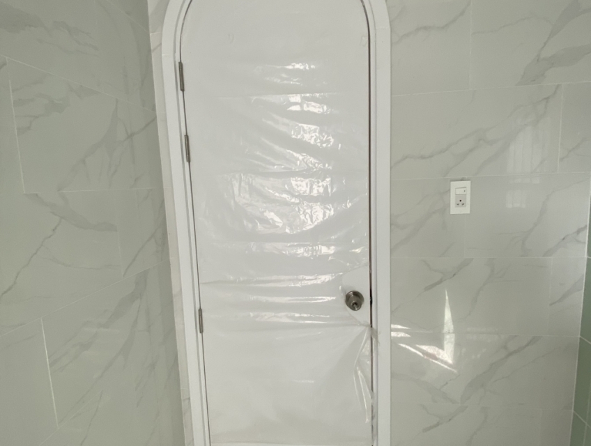 Cửa nhựa giả gỗ composite vòm cong quận 3