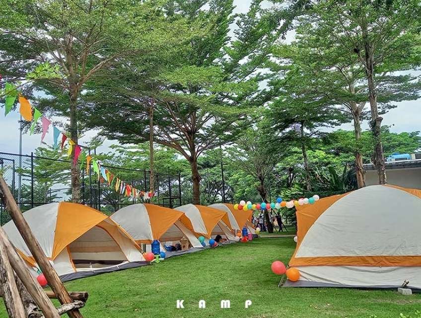 Nhà KAMP setup cắm trại cho trường học