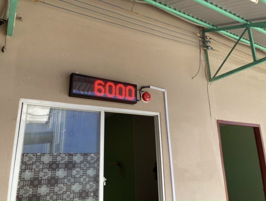 Bảng đèn led trạm cân xe tải