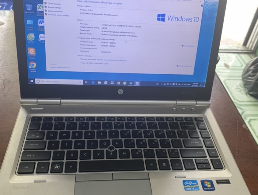 Bán laptop HP coi5 vỏ nhôm nguyên khối đẹp