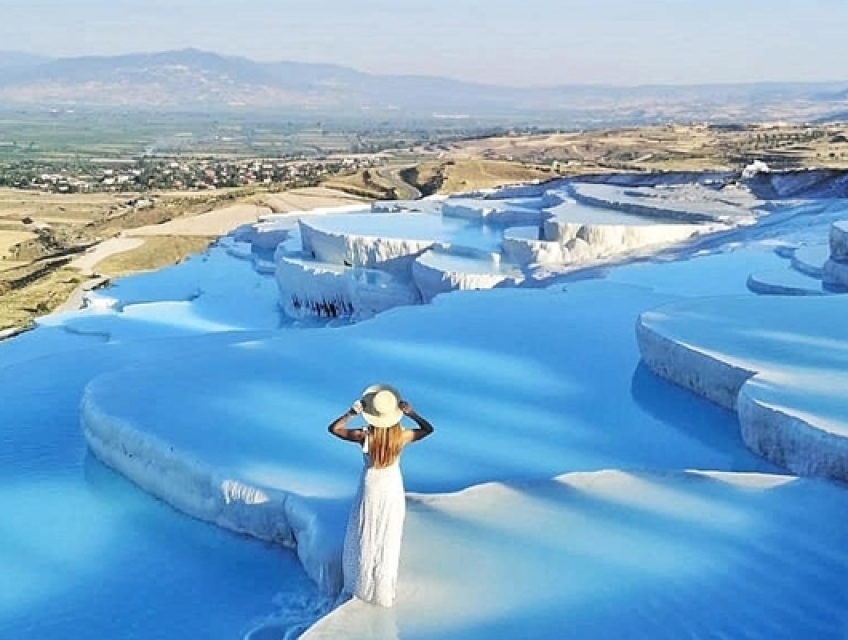 Lâu đài bông Pamukkale – Khám phá thắng cảnh độc lạ Thổ Nhĩ Kỳ