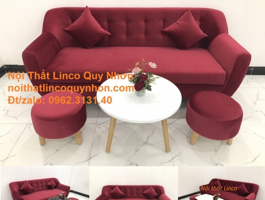 Bộ ghế sofa băng nhiều màu sắc giá rẻ chung cư, văn phòng, spa, nail