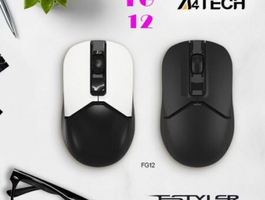 CHUỘT QUANG MÁY TÍNH KHÔNG DÂY V-TRACK A4TECH FG12 – HÀNG CHÍNH HÃNG