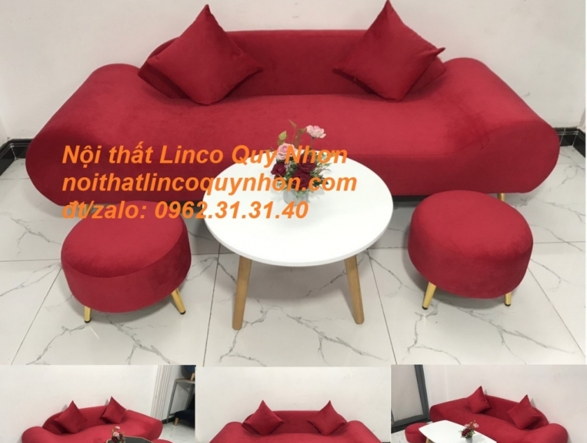 Bộ sofa băng thuyền nhiều màu sắc giá rẻ chung cư, phòng khách, spa, n