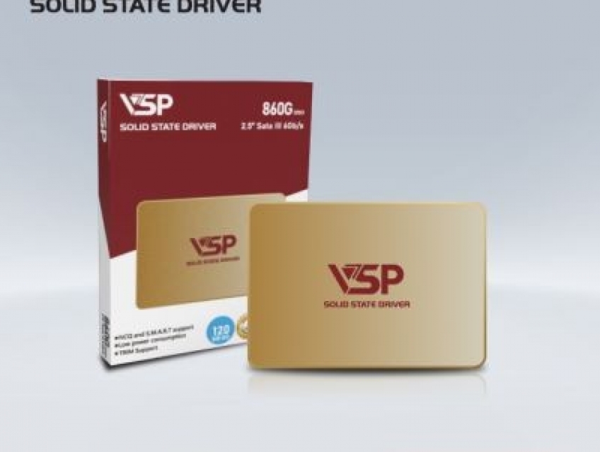 SSD VSP 128G 860G (Vỏ Nhôm Gold - 560/470MBs) Giá Tốt!!!