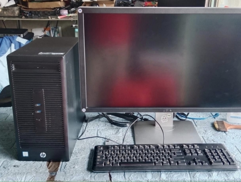 Bộ máy tính hp i7  + màn hình 27 in dell