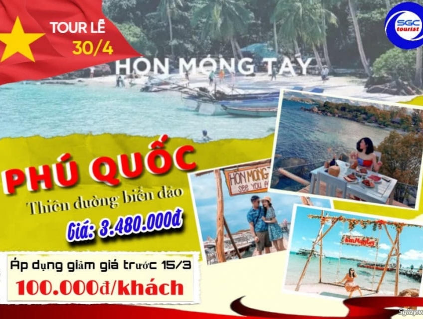 Lễ 30/4 vi vu đảo ngọc phú quốc 3 ngày 3 đêm