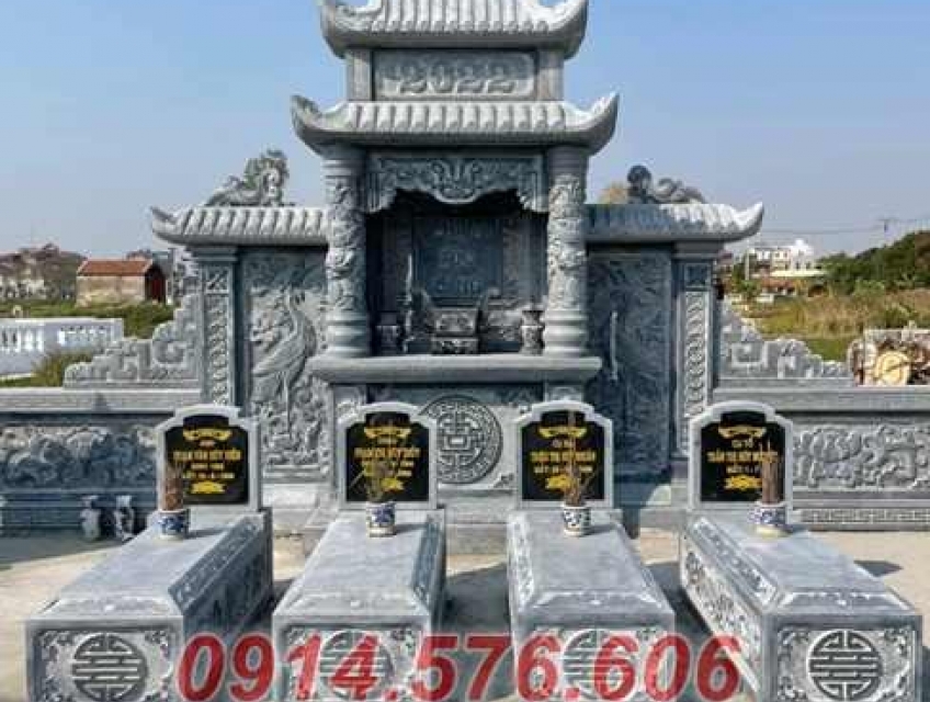 22+ khuôn viên lăng mộ đá bố mẹ cà mau