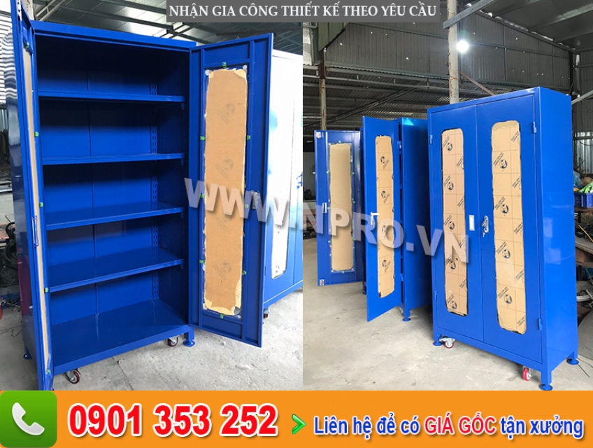 Tủ dụng cụ 2 cánh 5 ngăn cỡ lớn mẫu mã đa dạng