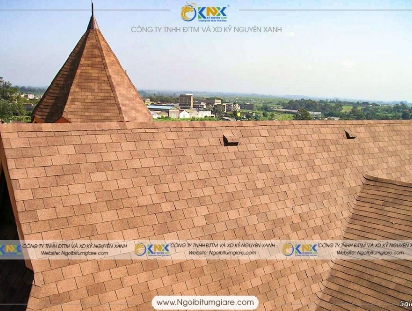Ngói lợp ngói bitum phủ đá Nhập khẩu - Phân Phối KỶ NGUYÊN XANH