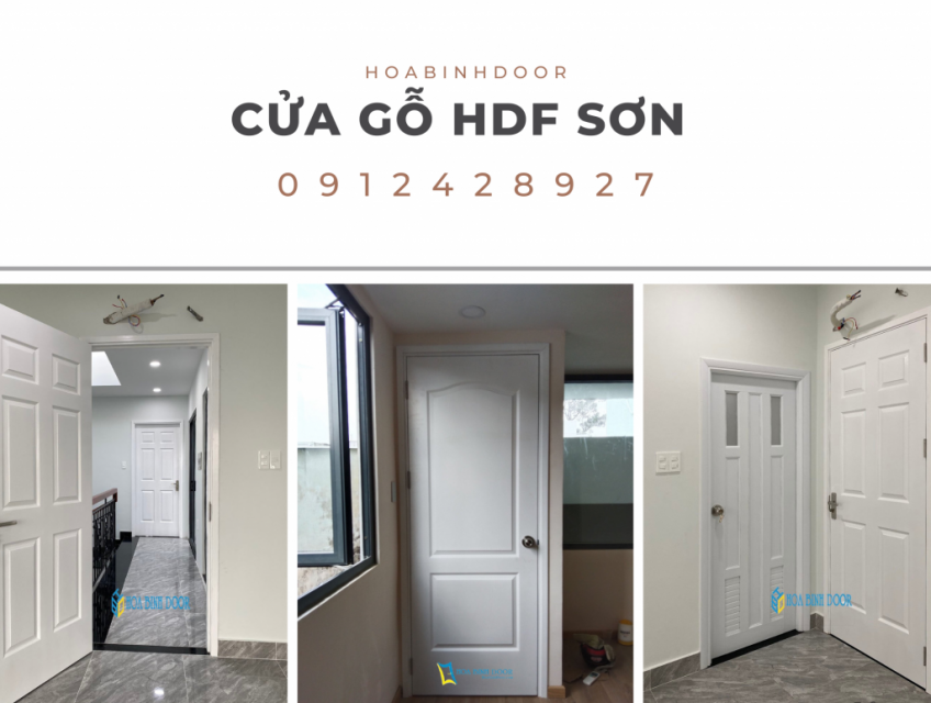 CỬA GỖ HDF SƠN TẠI QUẬN 9