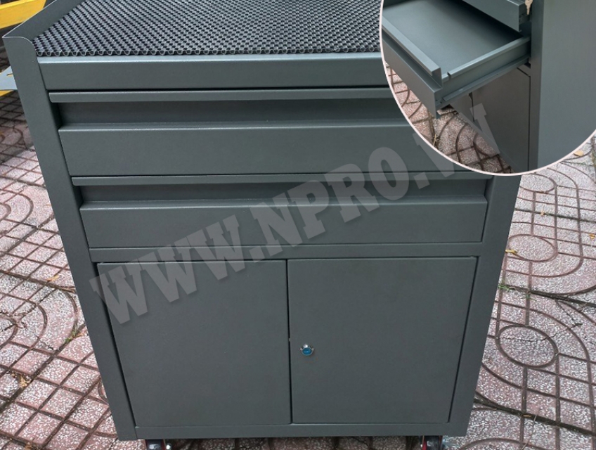 Tủ chứa, xe đẩy, kệ đựng đồ nghề loại 3 ngăn giá tốt