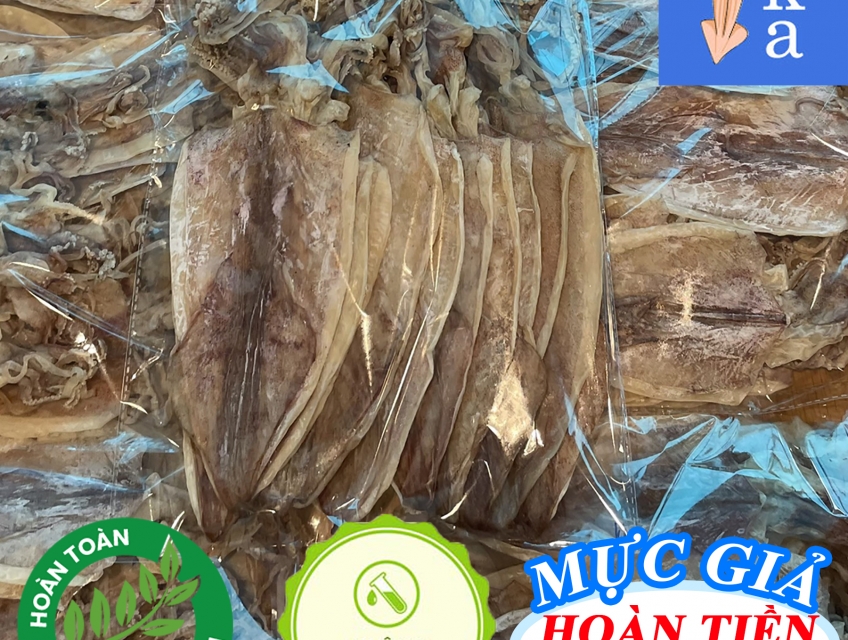 Mực khô Kiên Giang (Phú Quốc) loại vữa cỡ 30-33 con/kg